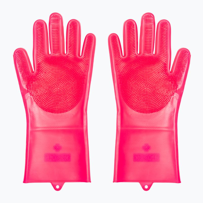 Guanti Muc-Off Deep Scrubber Guanti rosa per la pulizia della bicicletta 3