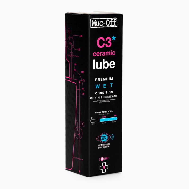 Muc-Off C3 Lubrificante ceramico umido per catene 50 ml 2