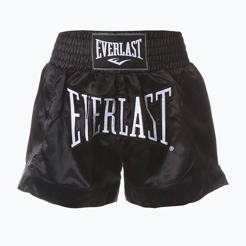Pantaloncini da allenamento Everlast Muay Thai da uomo, nero EMT6