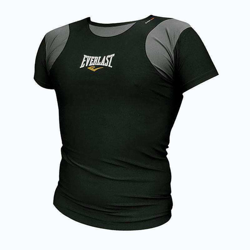 Everlast rashguard a maniche corte da uomo nero/grigio 4429