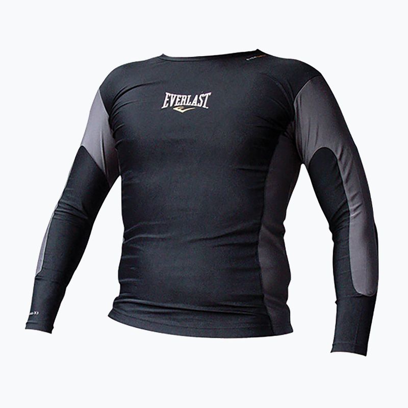 T-shirt a compressione da uomo Everlast Rashguard Longsleeve nero 4430