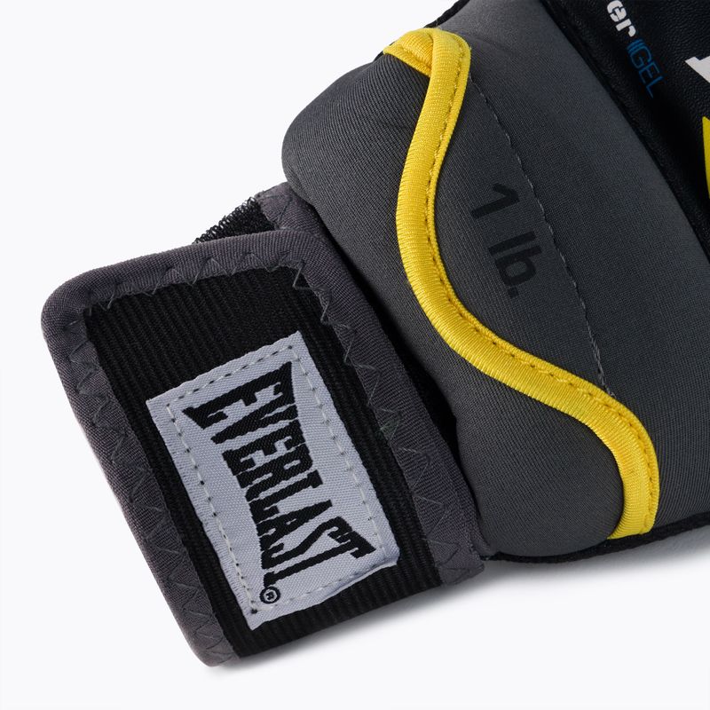 Guanti pesati Everlast da uomo nero/grigio 4355 GR 5