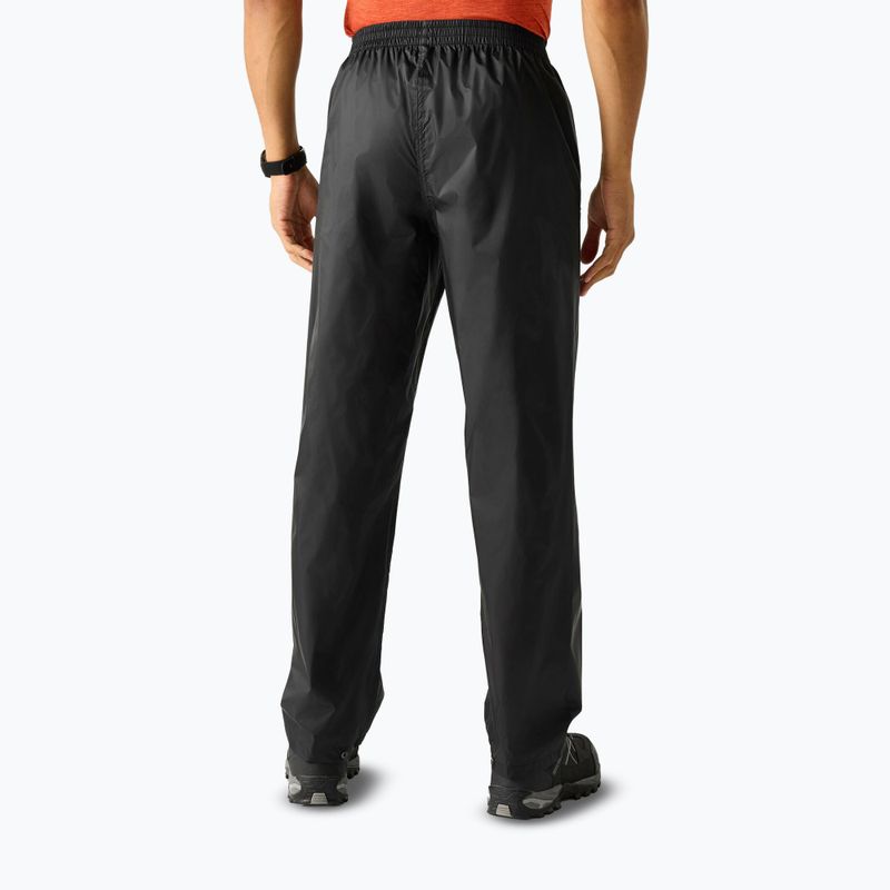 Pantaloni da trekking da uomo REGATTA Pack It Overtrousers black 3