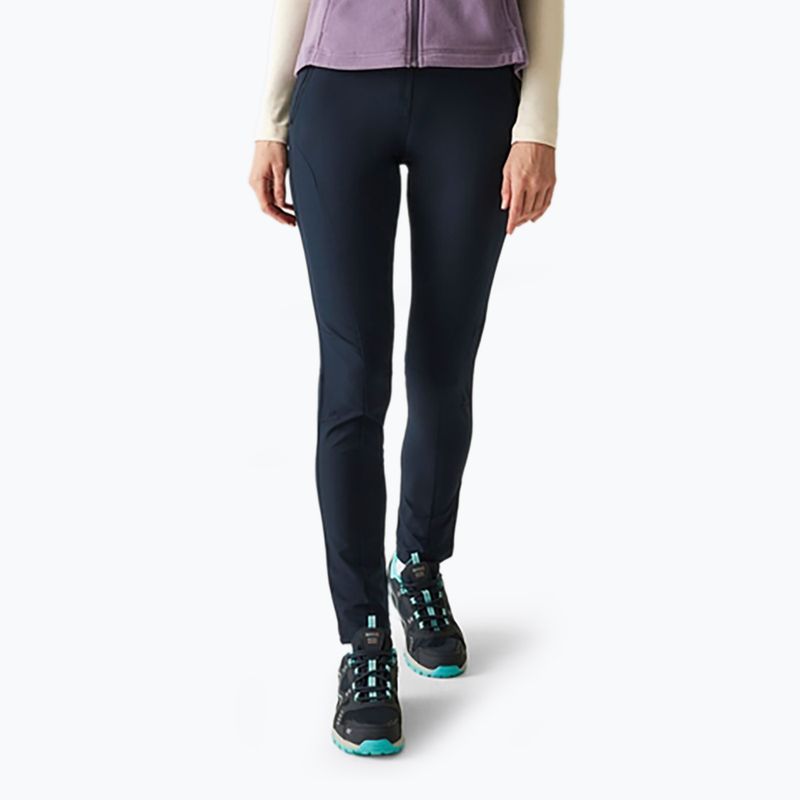 Pantaloni da trekking da donna REGATTA Pentre Stretch navy