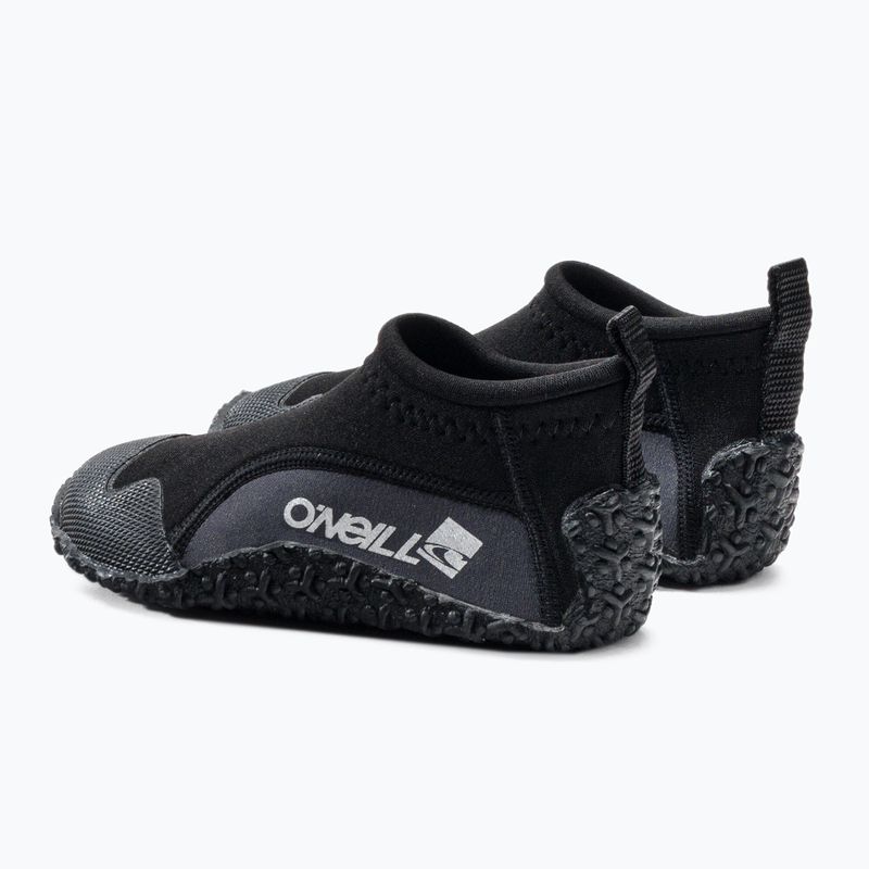 Stivale O'Neill Reactor Reef da bambino in neoprene nero/calcio 3