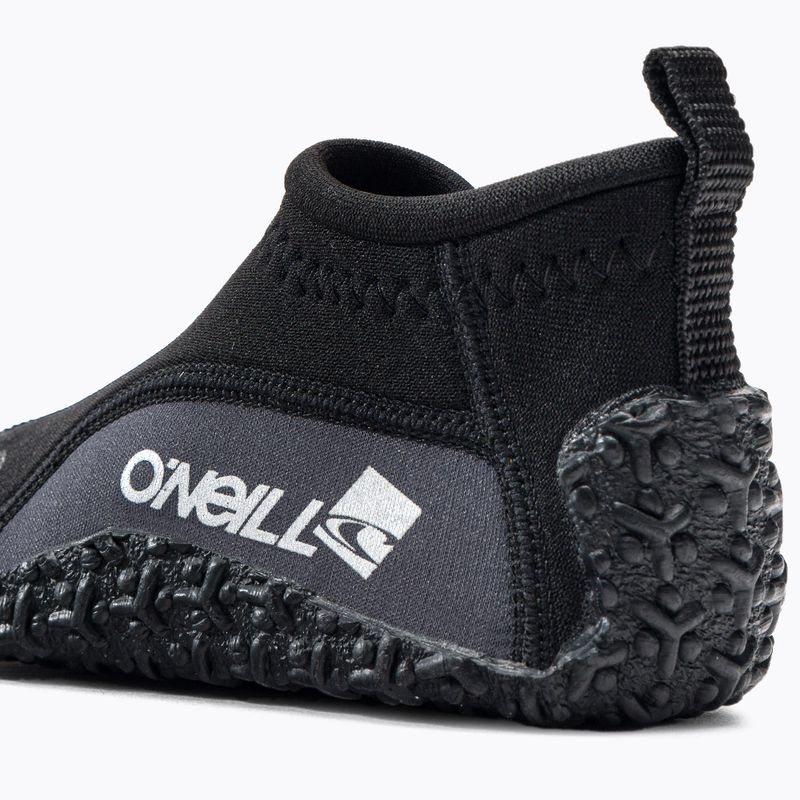 Stivale O'Neill Reactor Reef da bambino in neoprene nero/calcio 8