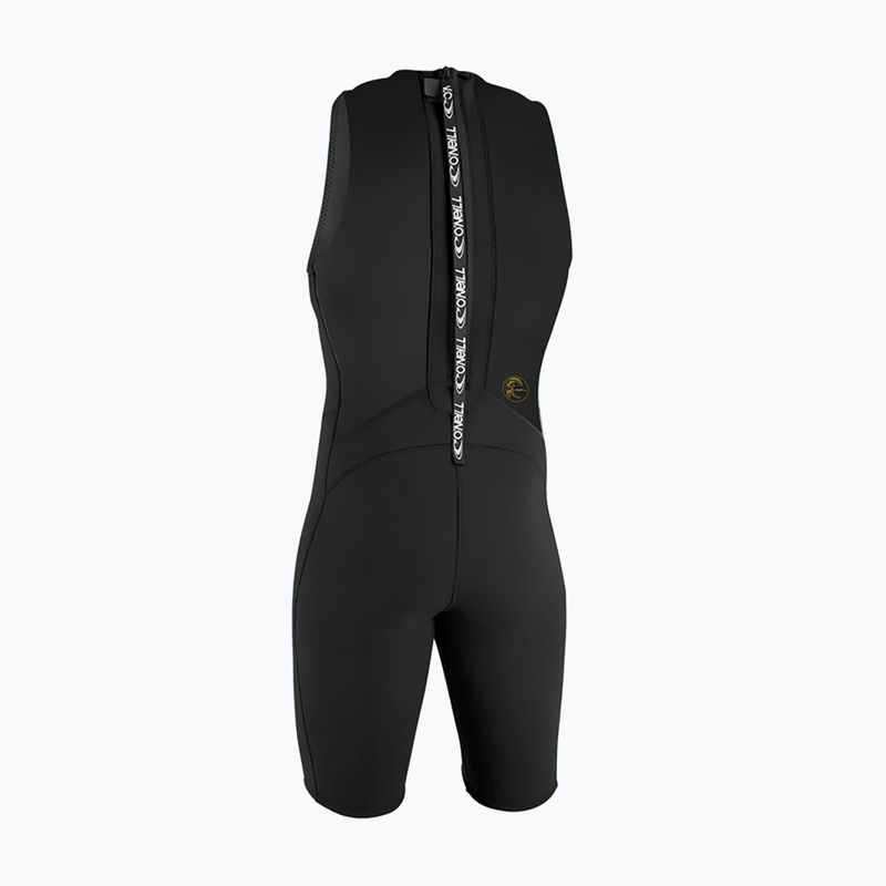 Uomo O'Neill O'Riginal 2 mm Back Zip Sleeveless Spring nero/nero Swim Foam 2