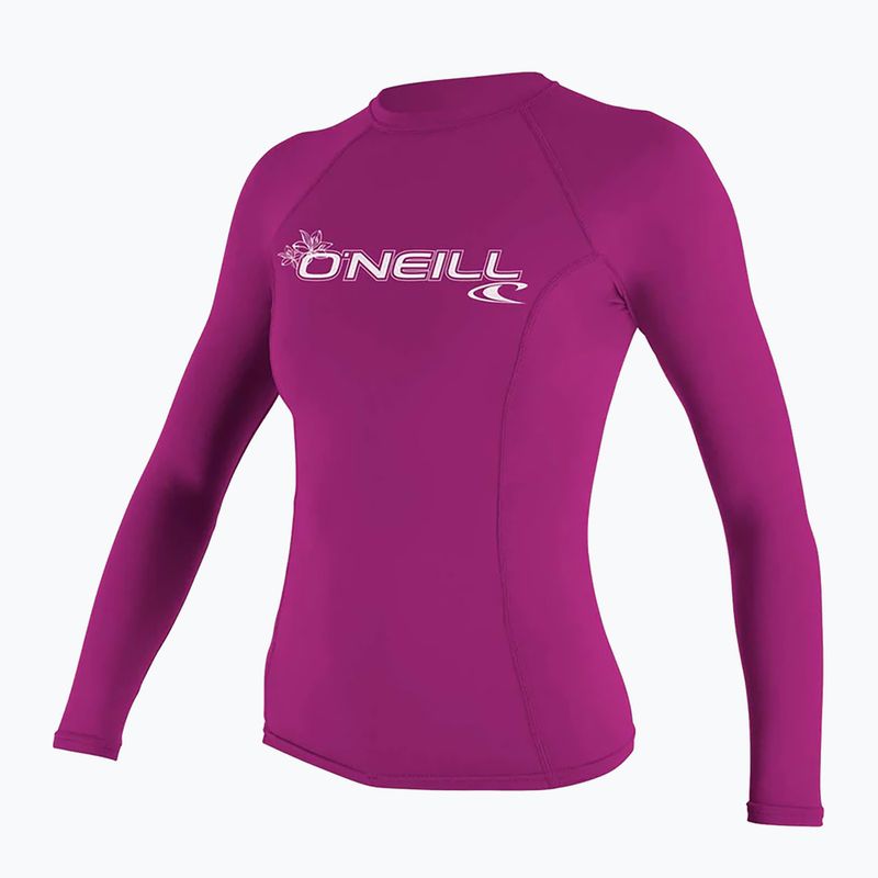 Nuoto femminile a maniche lunghe O'Neill Basic Skins Rash Guard fox/rosa