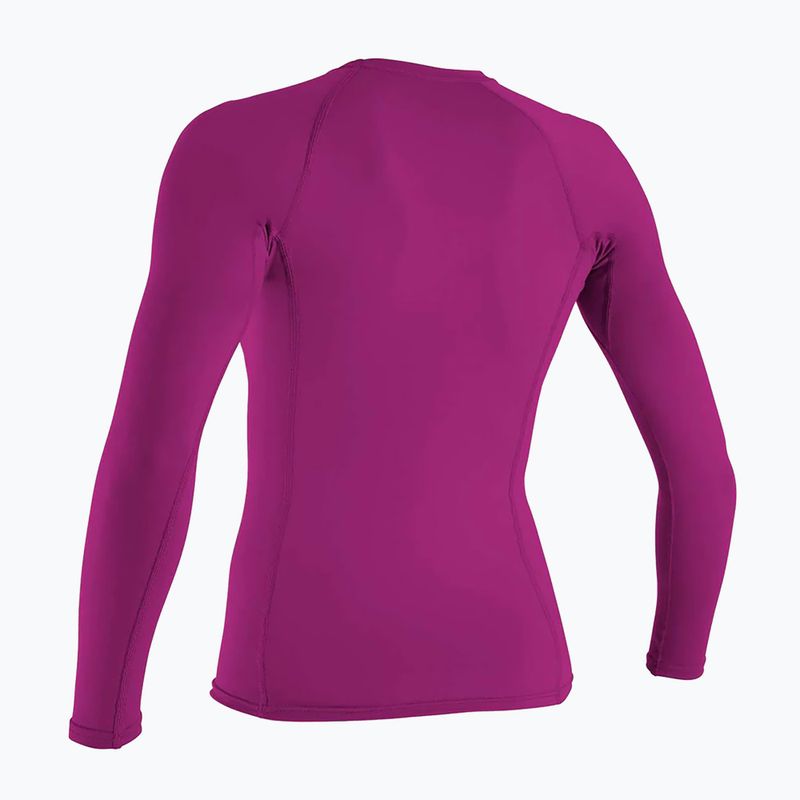 Nuoto femminile a maniche lunghe O'Neill Basic Skins Rash Guard fox/rosa 2