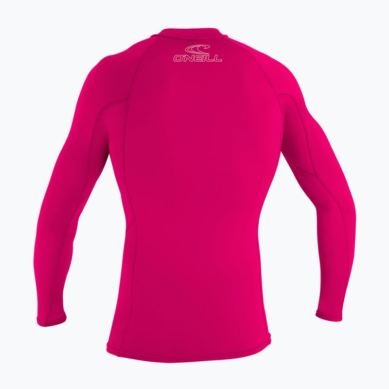 Nuoto per bambini a maniche lunghe O'Neill Basic Skins LS Rash Guard anguria 2