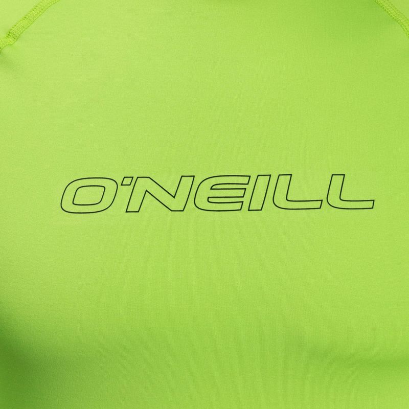Costume da bagno a maniche lunghe da uomo O'Neill Basic Skins Rash Guard lime 3