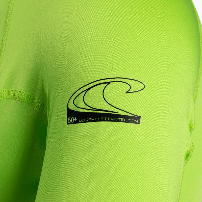 Costume da bagno a maniche lunghe da uomo O'Neill Basic Skins Rash Guard lime 5