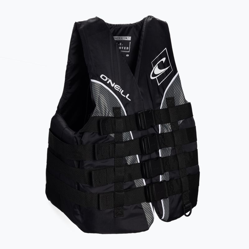 O'Neill Superlite 50N ISO Belay Vest nero/nero/bianco fumo 3