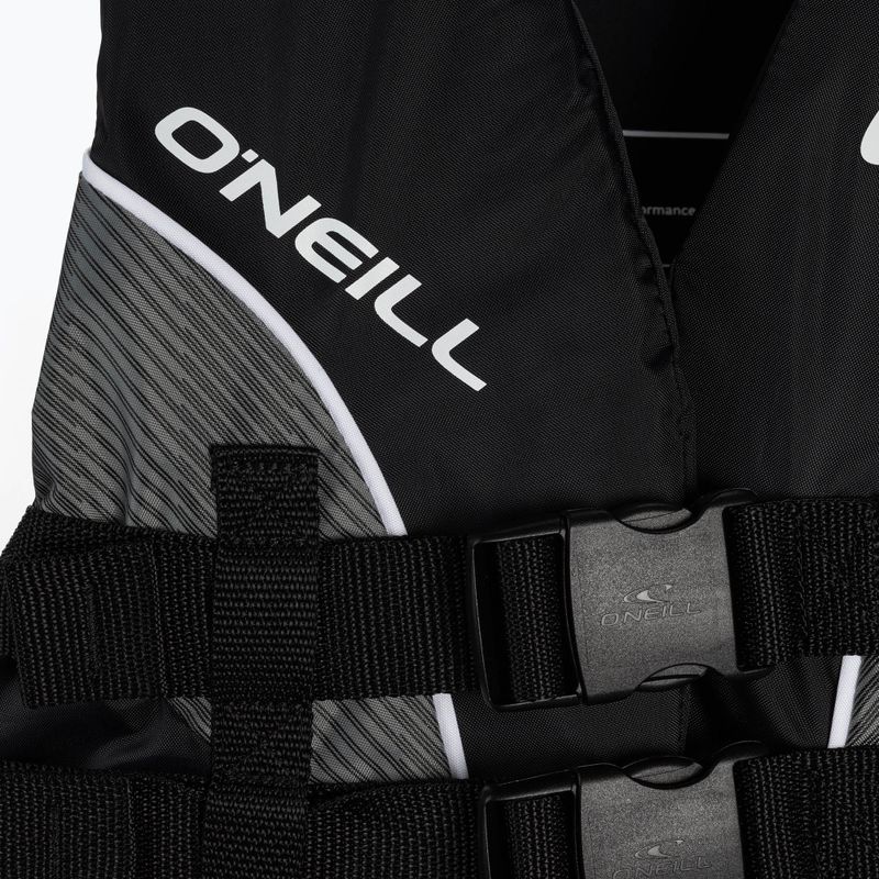 O'Neill Superlite 50N ISO Belay Vest nero/nero/bianco fumo 4