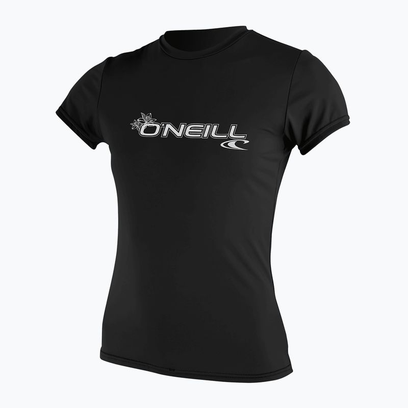 Maglietta da bagno da donna O'Neill Basic Skins Sun Shirt nero