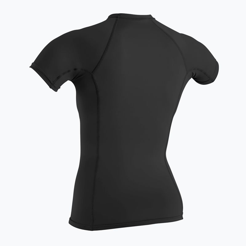 Maglietta da bagno donna O'Neill Basic Skins Rash Guard nero 2
