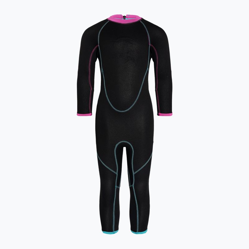O'Neilller Reactor-2 2 mm Back Zip Full dg5/lt aqua/graph/berry schiuma da nuoto per bambini 6