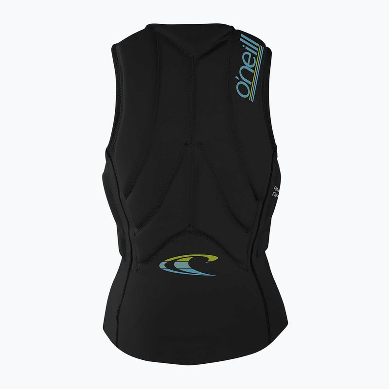 Gilet di sicurezza O'Neill Slasher Kite da donna nero/nero/nero 2