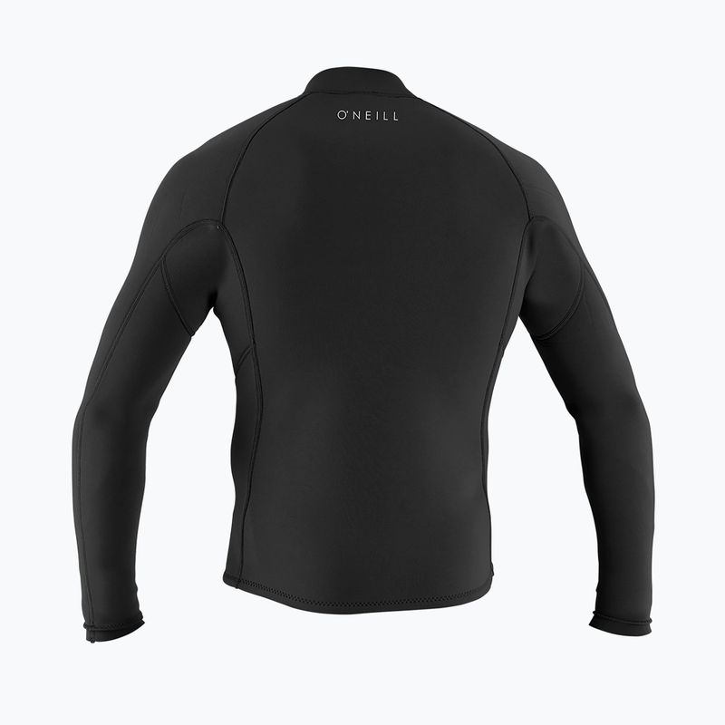 Giacca in neoprene da uomo O'Neill Reactor-2 1.5 mm Front Zip nera/nera 2