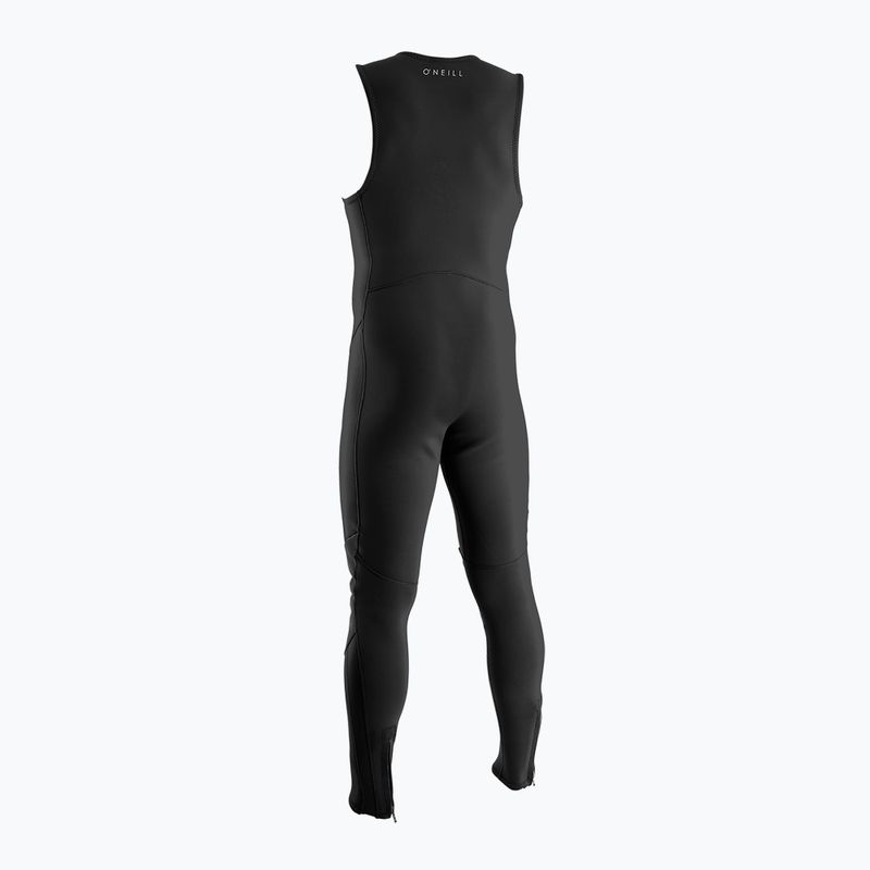 Uomo O'Neill Reactor-2 1.5mm Front Zip Sleeveless Full nero/nero Swim Foam 2