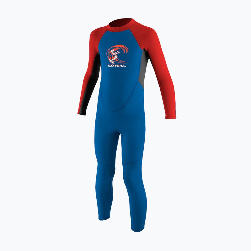 O'Neilller Reactor-2 2 mm Back Zip Full bambini nuotare schiuma ej9/ocean/graph/red 8