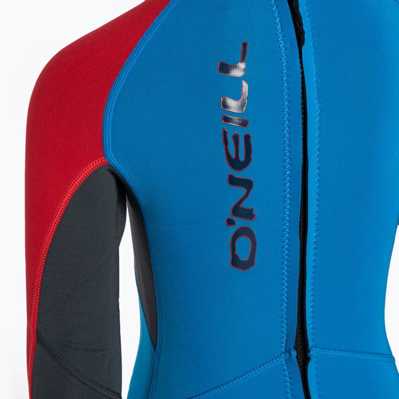 O'Neilller Reactor-2 2 mm Back Zip Full bambini nuotare schiuma ej9/ocean/graph/red 4