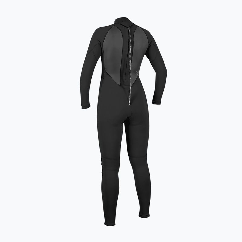 Mutino da nuoto donna O'Neill Reactor-2 5/3 mm Back Zip Full black 2
