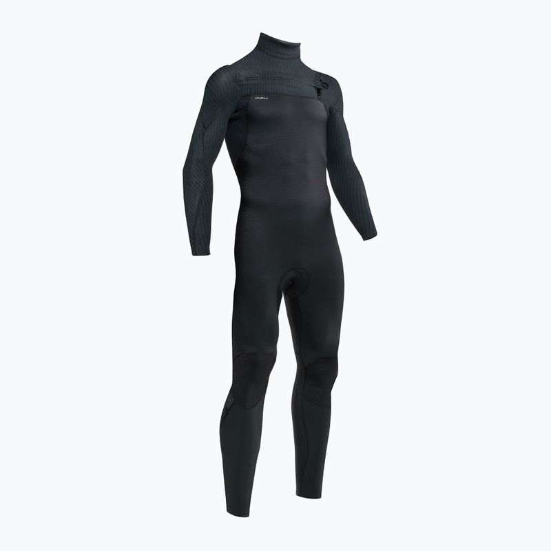 Uomo O'Neill Hyperfreak 4/3+ Chest Zip Full Black Swim Foam