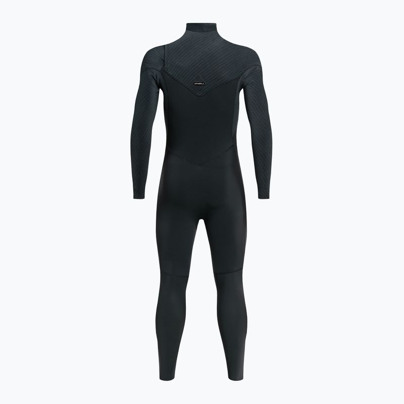 Uomo O'Neill Hyperfreak 4/3+ Chest Zip Full Black Swim Foam 3