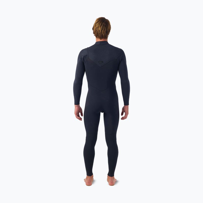 Muta da nuoto uomo O'Neill Hyperfreak 5/4+ mm Chest Zip Full black/black 2
