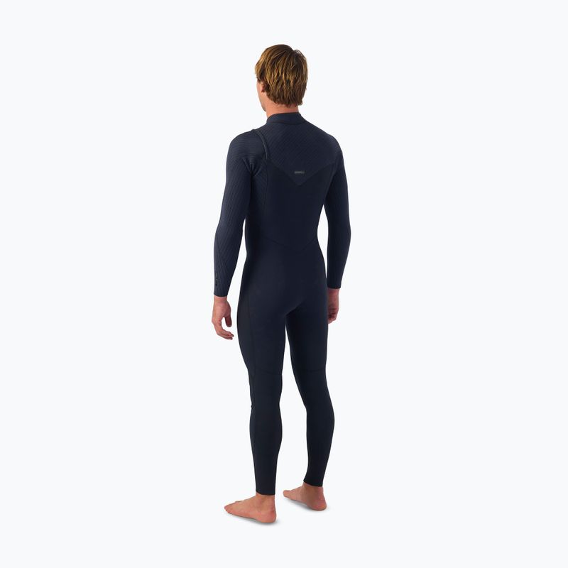 Muta da nuoto uomo O'Neill Hyperfreak 5/4+ mm Chest Zip Full black/black 4
