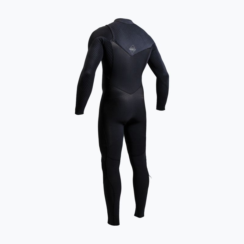 Muta da nuoto uomo O'Neill Hyperfreak 5/4+ mm Chest Zip Full black/black 10