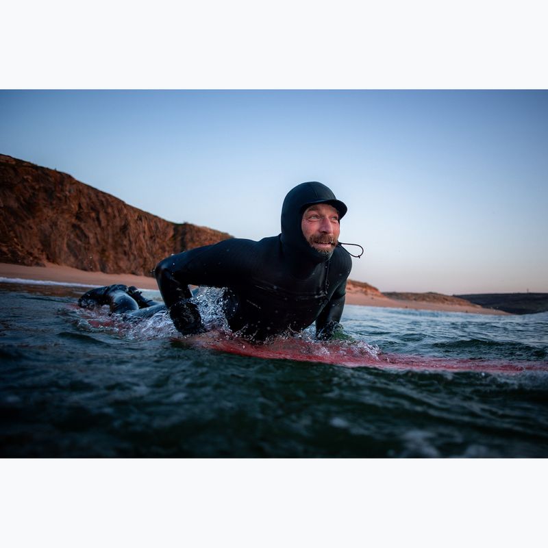 Muta da nuoto uomo O'Neill Hyperfreak 4/3+ mm Chest Zip with Hood black/black 5
