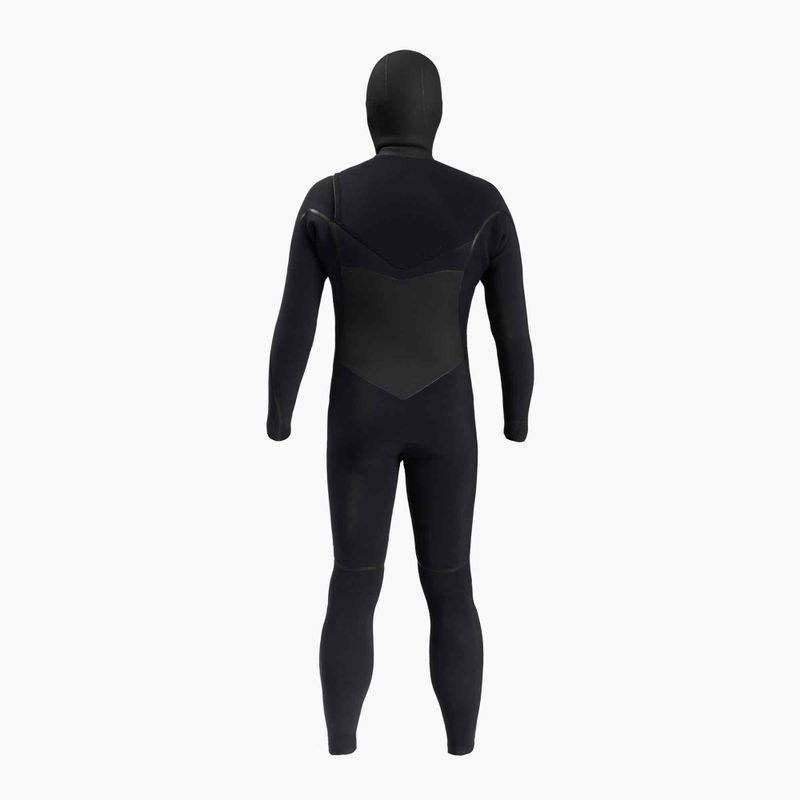 Uomo O'Neill Psycho Tech 6/4+ Chest Zip W/Hood Nero 5366 Swim Foam 2