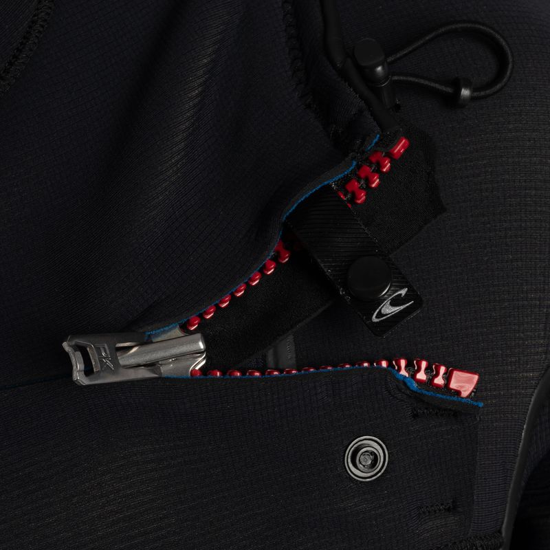 Uomo O'Neill Psycho Tech 6/4+ Chest Zip W/Hood Nero 5366 Swim Foam 5