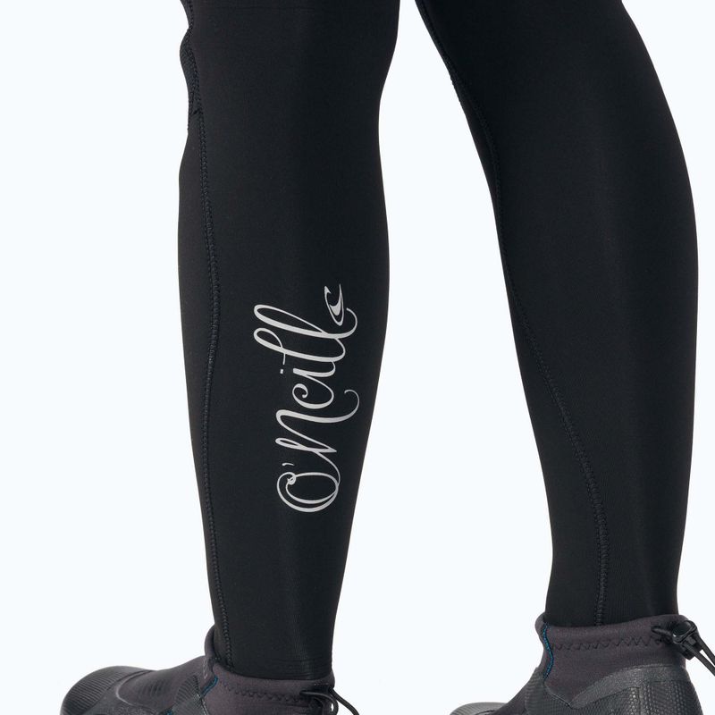 Schiuma da nuoto da donna O'Neill Epic 5/4 Chest Zip Full nero 4