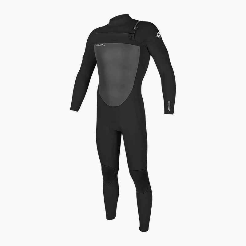 Uomo O'Neill Epic 3/2 Chest Zip Full Black Swim Foam 6