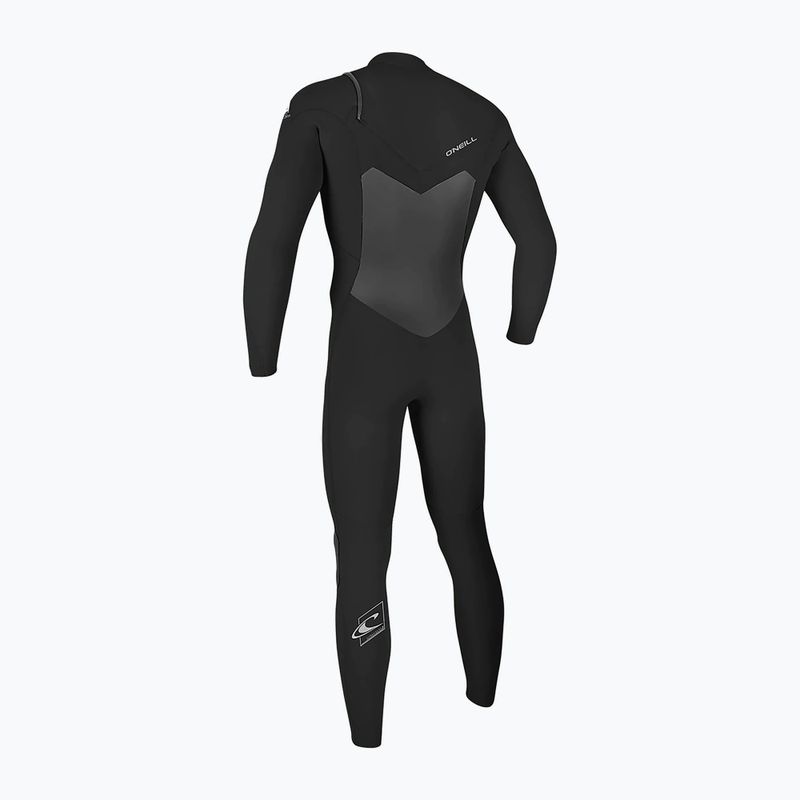 Uomo O'Neill Epic 3/2 Chest Zip Full Black Swim Foam 7