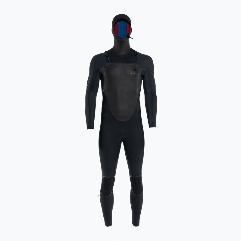 Uomo O'Neill Mutant Legend 5/4 Chest Zip W/Hood Full Black Swim Foam 2
