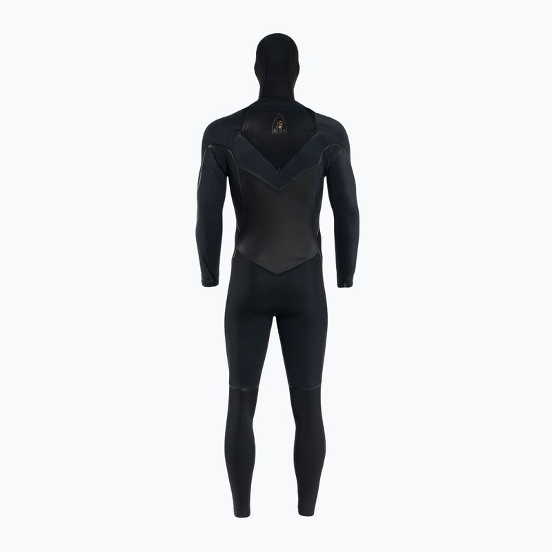 Uomo O'Neill Mutant Legend 5/4 Chest Zip W/Hood Full Black Swim Foam 3