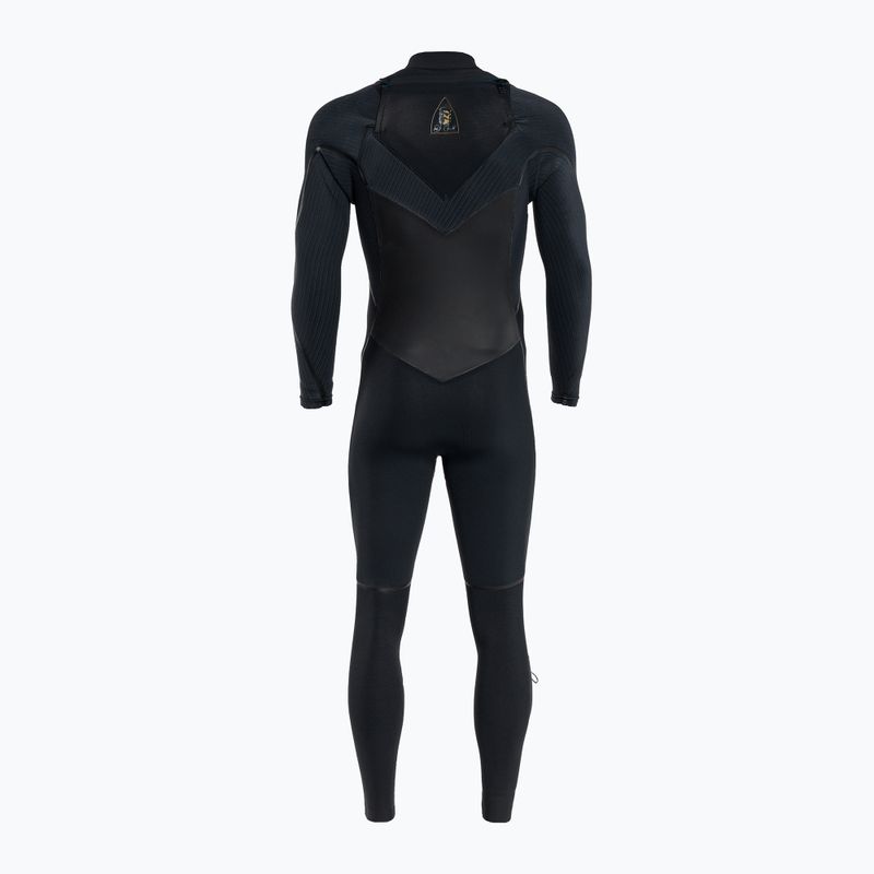 Uomo O'Neill Mutant Legend 5/4 Chest Zip W/Hood Full Black Swim Foam 5