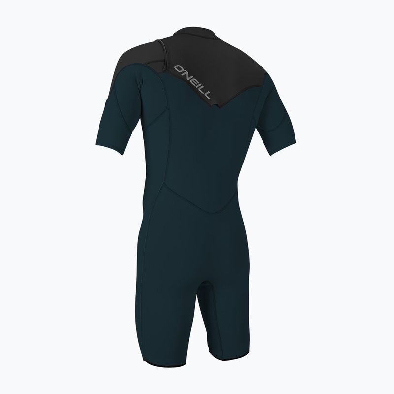Uomo O'Neill Hammer 2 mm Chest Zip S/S Swim Foam Spring nero 2