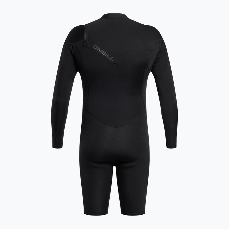 O'Neill Hammer 2 mm Chest Zip L/S Swim Foam Spring Uomo nero 2