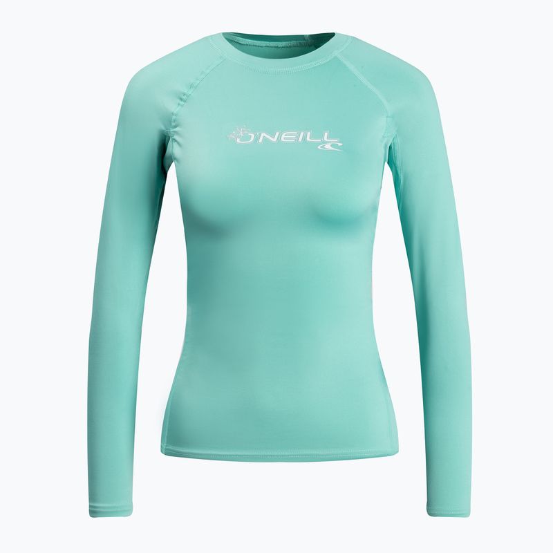 Nuoto femminile a maniche lunghe O'Neill Basic Skins Rash Guard light/aqua