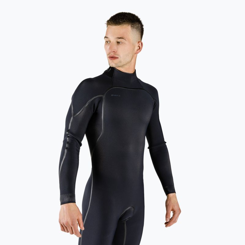 Uomo O'Neill Psycho One 3/2 Back Zip Full Black Swim Foam