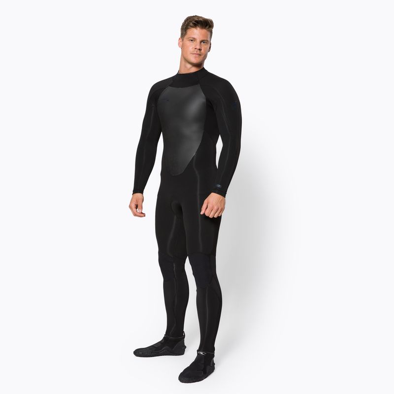 Uomo O'Neill Epic 5/4 Back Zip Full Black Swim Foam