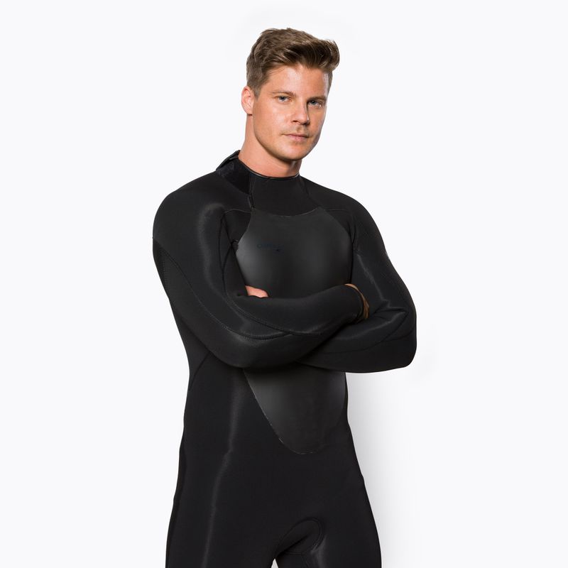 Uomo O'Neill Epic 5/4 Back Zip Full Black Swim Foam 3