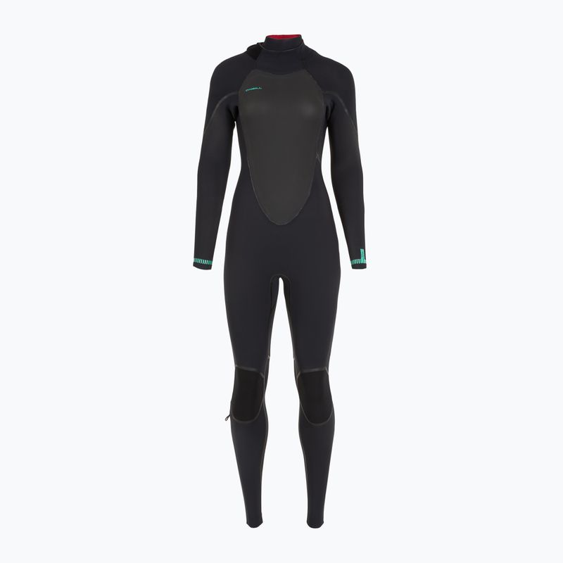 O'Neill Psycho Tech 5/4+ Back Zip Foam Full nero da donna 2