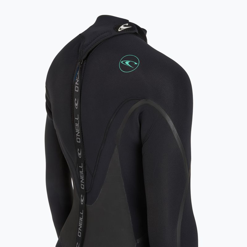 O'Neill Psycho Tech 5/4+ Back Zip Foam Full nero da donna 6