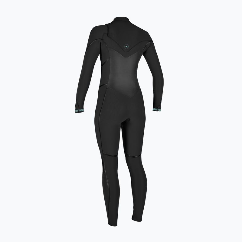 O'Neill Psycho Tech 5/4+ Back Zip Foam Full nero da donna 2